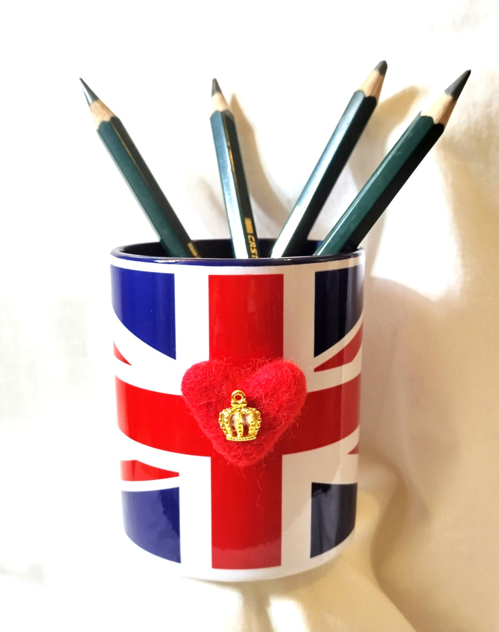 Union Jack Design Pencil Caddy