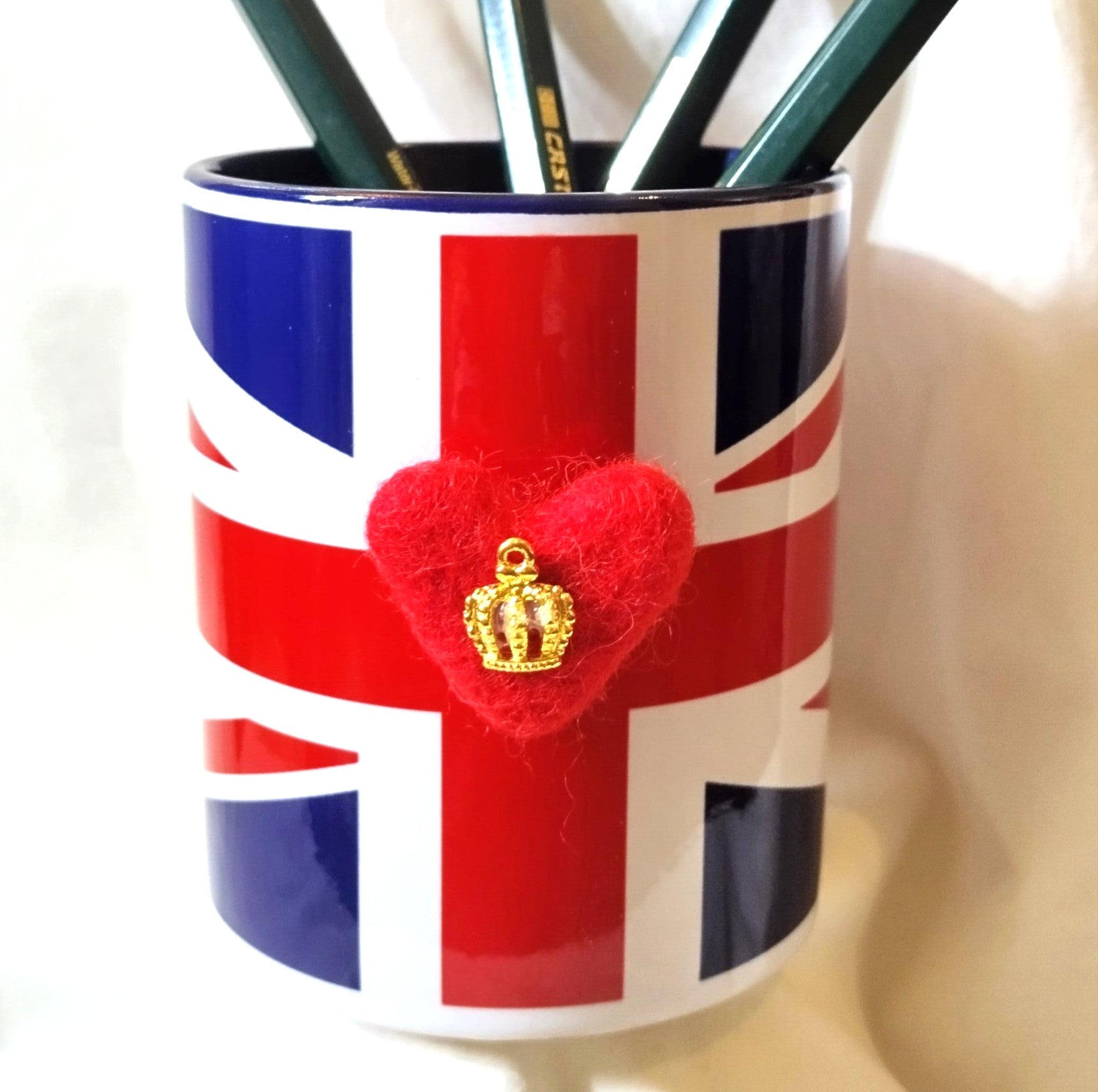 Union Jack Design Pencil Caddy